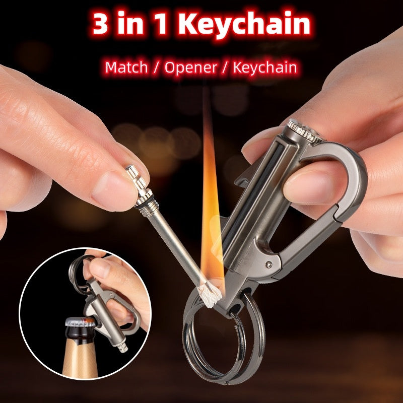 Creative Metal Keychain Lighter