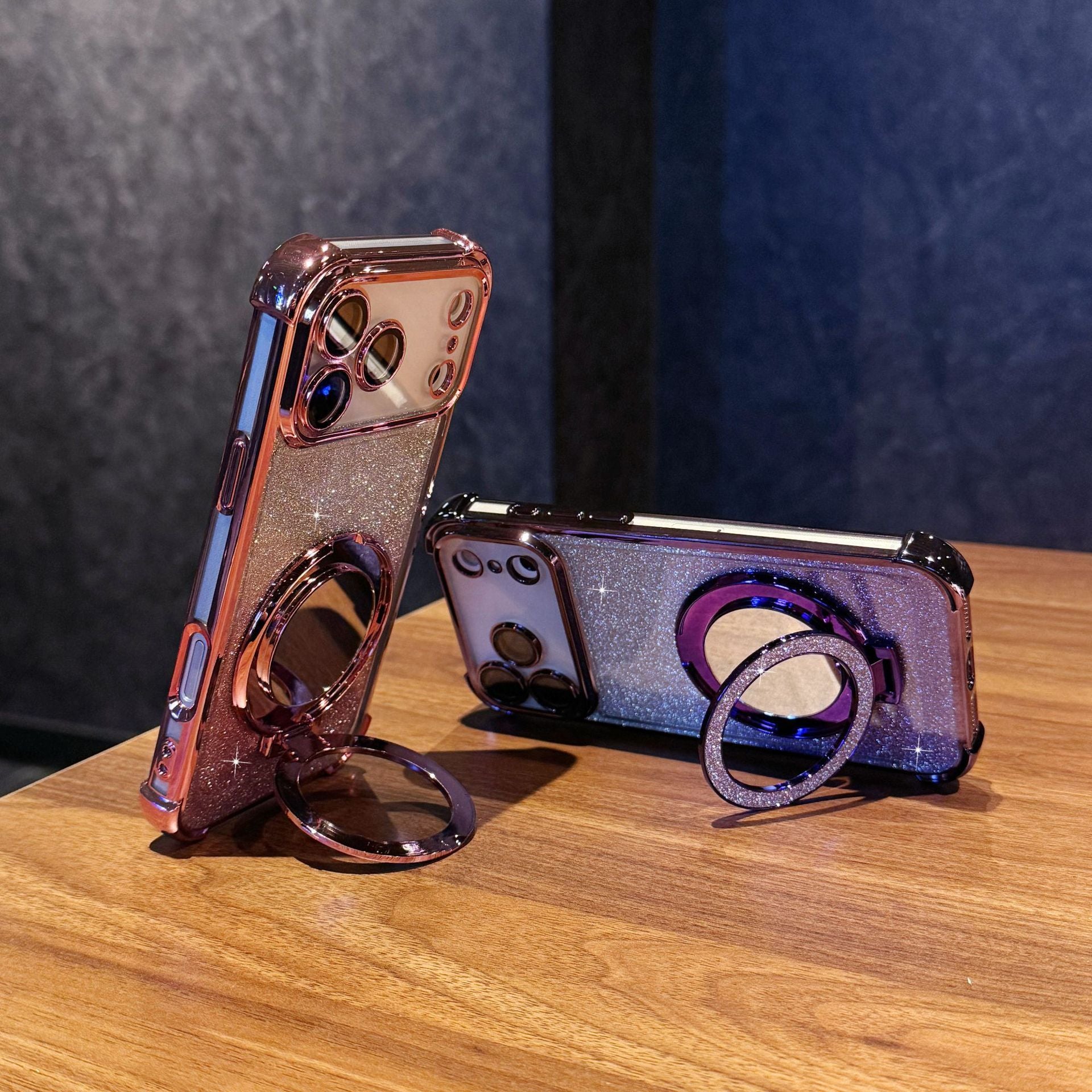 Glitter Mirror Magnetic Bracket Phone Case