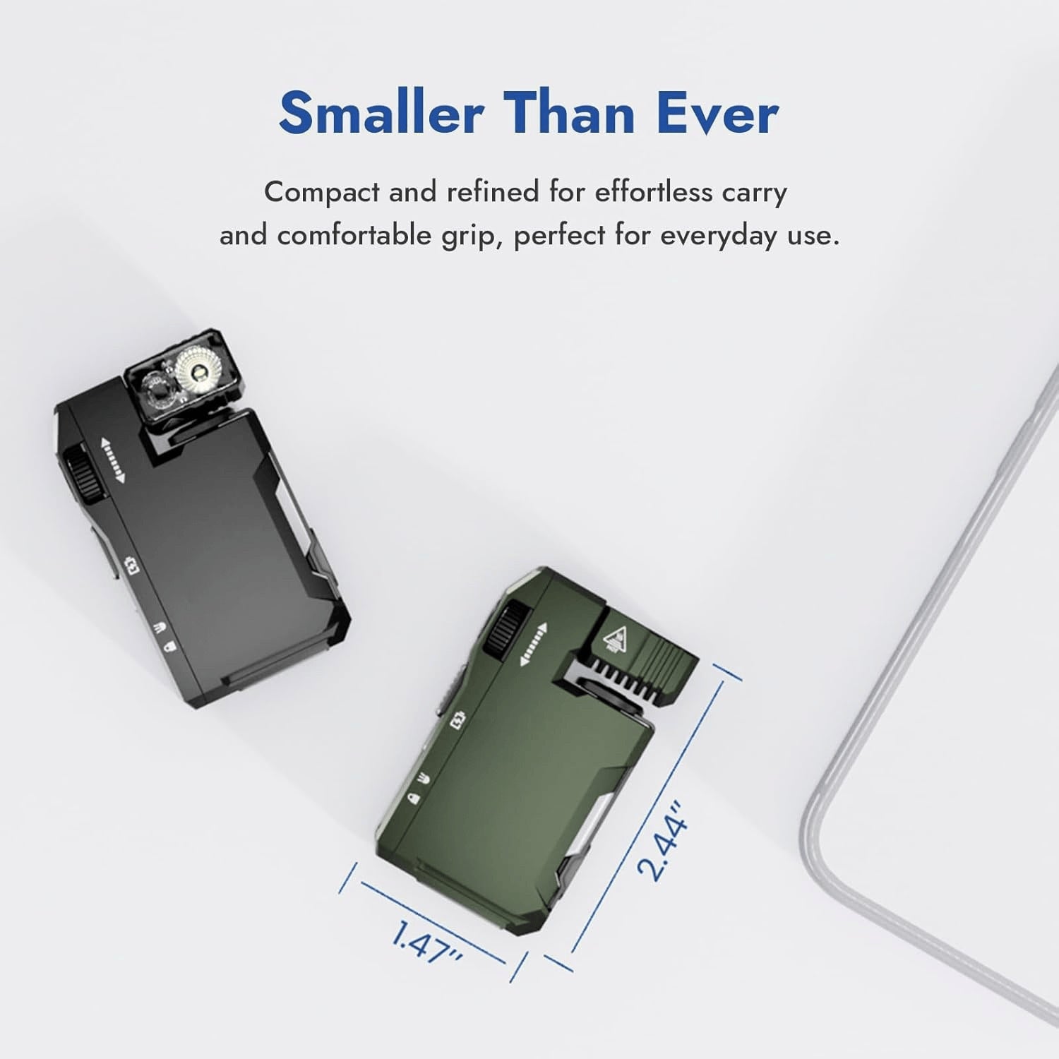 Magnetic Mini Rechargeable EDC Flashlight